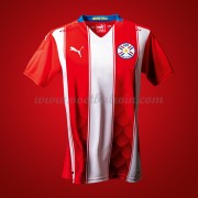 Goedkope Voetbalshirts Paraguay Elftal 2021 Thuis Tenue..